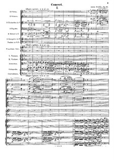 Konzert für Klaiver und Orchester in g-Moll, B.63 Op.33: Vollpartitur by Antonín Dvořák