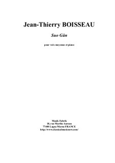 Suo Gan: Für Stimme und Klavier by folklore