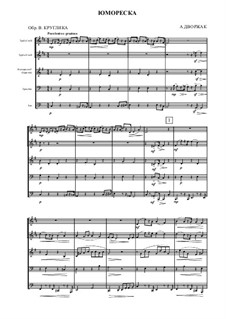 Nr.7 in Ges-Dur: For brass ensemble by Antonín Dvořák