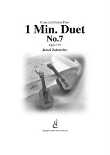 1 Min Duet No.7, Op.139: 1 Min Duet No.7 by Jamal Zohourian