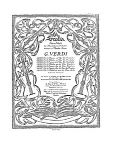 Fragmente: Melodien by Giuseppe Verdi