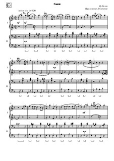 Gavotte in d-Moll: Für Klavier, vierhändig by Jean-Baptiste Lully