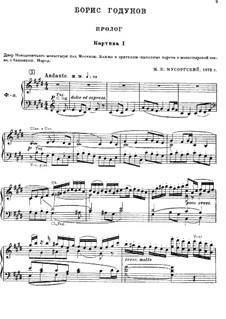 Vollständige Oper: Für Stimmen und Klavier by Modest Mussorgski