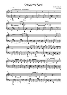 Album für Klavier, Op.23: Nr.12 Schwarzer Sand by Florian Bergmann, Benedikt Bindewald