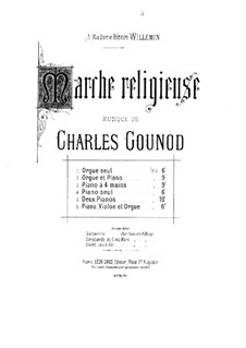 Religiöser Marsch: Religiöser Marsch by Charles Gounod