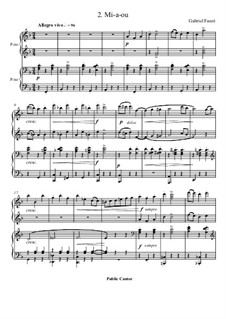 Dolly Suite, Op.56: No.2 Mi-a-ou by Gabriel Fauré