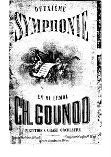 Sinfonie Nr.2 in Es-Dur: Teile I-II by Charles Gounod