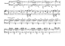 Si j'étais roi (Wenn ich König wäre): Ouverture, for piano by Adolphe Adam