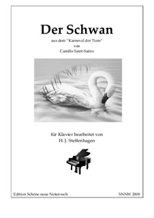 Der Schwan: Für Klavier by Camille Saint-Saëns