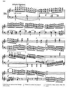 Tausig Ausgabe: Etude No.26 by Muzio Clementi