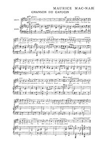 Heft II: No.9 Chanson du Capucin by Maurice Mac-Nab