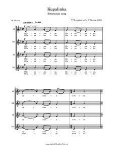 Kupalinka: Für Frauenchor by Vladimir Teravskiy