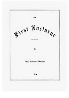 First Nocturne: Für Klavier by Nicanor Abelardo