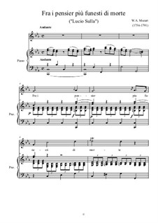 Lucio Silla, K.135: Fra i pensieri by Wolfgang Amadeus Mozart
