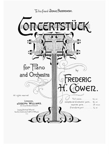 Konzertstück für Klavier und Orchester: Klavierauszug by Frederic Hymen Cowen