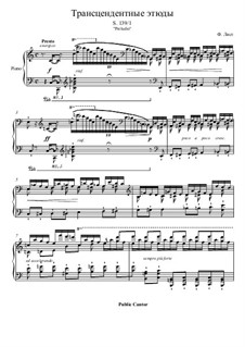 Études d'exécution transcendante, S.139: Nr.1 by Franz Liszt