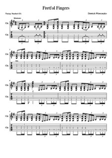 Fretful Fingers: Fretful Fingers by Dietrich Wierczeyko