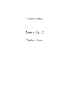 Armee, Op.2: Armee by Takashi Hanada