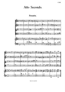 Der goldene Apfel: Akt II by Pietro Antonio Cesti