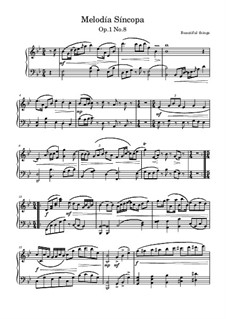 Melodía Síncopa, Op.1 No.8: Melodía Síncopa by Beautiful things Martínez