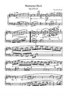 Nocturno No.2, Op.2 No.13: Nocturno No.2 by Beautiful things Martínez