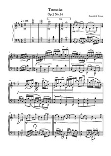 Toccata, Op.2 No.14: Takkata by Beautiful things Martínez