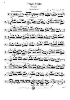 Moderne Suite für Cello und Klavier, Op.122: Solostimme by Georg Goltermann