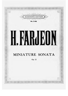 Miniature Sonata, Op.12: Miniature Sonata by Harry Farjeon