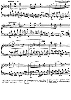 Studien über die Etüden von Chopin, Op.10: Etude No.5 in G Flat Major (First Version) by Leopold Godowsky