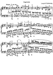 Studien über die Etüden von Chopin, Op.10: Etude No.5 in A Major 'Capriccio' (Fourth Version) by Leopold Godowsky