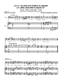Her children arise up: Her children arise up by Georg Friedrich Händel