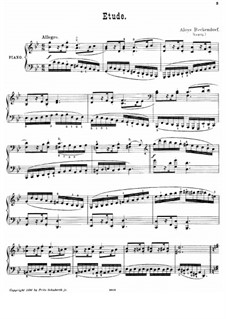 Etüde in g-Moll: Etüde in g-Moll by Alois Reckendorf