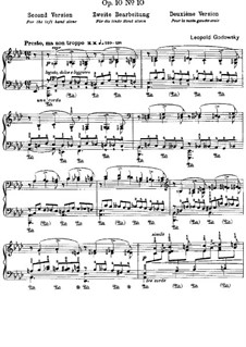 Studien über die Etüden von Chopin, Op.10: Etude No.10 in A Flat Major (Second Version) by Leopold Godowsky