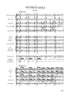 Venkovanka, T.123: Für Klavier by Bedřich Smetana