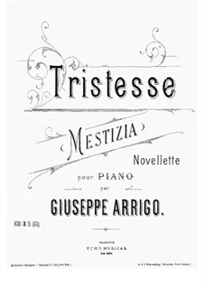 Tristesse. Novelette: Tristesse. Novelette by Giuseppe Arrigo