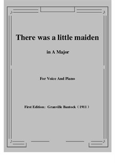 There was a little maiden: There was a little maiden by folklore