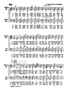 Sechs Lieder für Männerchor, Op.50: Nr.2 Der Jäger Abschied (Wer hat dich, du schöner Wald) by Felix Mendelssohn-Bartholdy