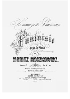 Hommage à Schumann, Op.5: Für Klavier by Moritz Moszkowski