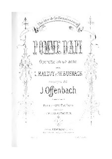 Pomme d'api: Klavierauszug mit Singstimmen by Jacques Offenbach