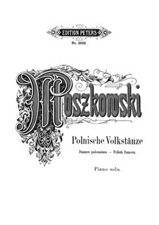 Vier polnische Volkstänze, Op.55: Für Klavier by Moritz Moszkowski