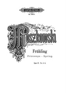 Frühling, Op.57: Nos.4-5 Frühling by Moritz Moszkowski