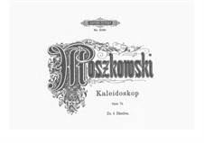 Kaleidoskop. Miniaturbilder für Klavier, vierhändig, Op.74: Stimmen by Moritz Moszkowski