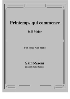 Samson und Dalila, Op.47: Printemps qui commence by Camille Saint-Saëns