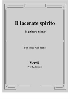 Simon Boccanegra: Il lacerate spirito (g sharp minor) by Giuseppe Verdi