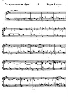 Drei Fugen: Fugue No.3 by Michail Glinka