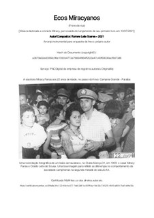 Ecos Miracyanos: Ecos Miracyanos by Roniere Leite Soares
