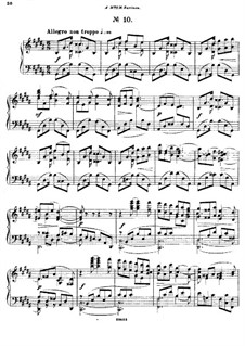 Fünfundzwanzig Präludien, Op.64: Prelude No.10 by César Cui