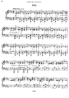 Fünfundzwanzig Präludien, Op.64: Prelude No.14 by César Cui
