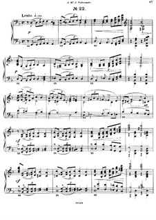 Fünfundzwanzig Präludien, Op.64: Prelude No.22 by César Cui