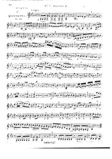 Streichquintett Nr.7 in Es-Dur, Op.23: Violinstimme II by Georges Onslow